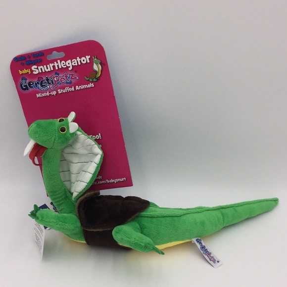 Genetipetz Snurtlegator Snake Turtle Alligator Plush Stuffed Animal - Picture 11 of 11